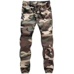 Pantalon cargo homme - funmoon - camouflage jogging militaire - polyester coton - taille élastique Pantalon cargo homme - funmoon - camouflage jogging militaire - polyester coton - taille élastique