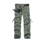 Pantalon cargo homme dockers loose fit - vert - 100% coton - quatre saison - insfity