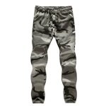 Pantalon cargo homme - funmoon - camo jogging style militaire - gris - taille standard
