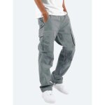 Pantalon cargo homme - marque - modle - gris - randonne - coupe dcontracte