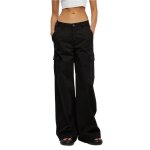 Pantalon cargo large taille haute femme urban classics