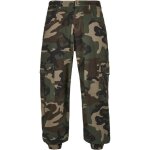 Pantalon cargo southpole - homme - rouge - motif camouflage militaire - coupe droite - poches latrales ...