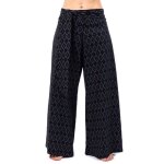 Pantalon ceinture femme jersey imprim� zen strangeye