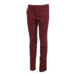 Pantalon chino bordeaux - teddy smith junior - coupe slim - enfant - garon