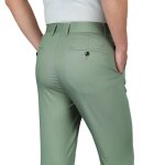 Pantalon chino coupe droite homme couleur unie pantalon de costume business stretch taille haute
