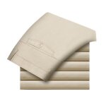 Pantalon chino homme en coton droit - kaki clair - insfity