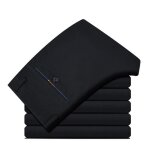 Pantalon chino homme insfity - coupe droite - coton - bleu marine Pantalon chino homme insfity - coupe droite - coton - bleu marine
