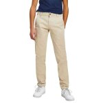 Pantalon chino - tommy hilfiger - slim - noir - taille basse - 98% coton