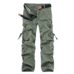 Pantalon chino stretch battle homme - vert