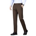 Pantalon de costume homme business coupe droite taille haute confortable - insfity - caf