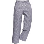 Pantalon de cuisine - portwest - pied de poule - gris - mixte - taille élastiquée Pantalon de cuisine - portwest - pied de poule - gris - mixte - taille élastiquée