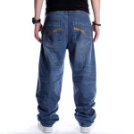 Pantalon en denim homme baggy lich - grandes tailles 30  46 - hip hop skateboard