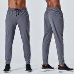 Pantalon dentranement homme schage rapide jogging taille lastiquee avec poches zipps cheville lastiquee ...