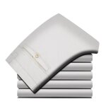 Pantalon droit homme en coton casual pantalon chino dété mode vêtement slim - gris clair Pantalon droit homme en coton casual pantalon chino dété mode vêtement slim - gris clair