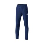 Pantalon dentra�nement erima homme coupe �troite bleu marine - 100% polyester poches zipp�es