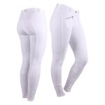 Pantalon �quitation de concours femme qhp - white - 38