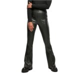 Pantalon vas - urban classics - noir - taille haute - simili cuir - femme xl