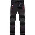 Pantalon exterieur femme - noir - doublé polaire - imperméable - respirant - chaud Pantalon exterieur femme - noir - doublé polaire - imperméable - respirant - chaud