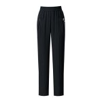 Pantalon femme Été coupe 7 - 8 stretch taille haute elastique avec poches léger décontractée Pantalon femme Été coupe 7 - 8 stretch taille haute elastique avec poches léger décontractée