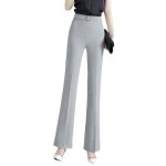 Pantalon femme Évasé taille haute elastique pantalon chic et elegant bootcut couleur unie confortable ... Pantalon femme Évasé taille haute elastique pantalon chic et elegant bootcut couleur unie confortable ...