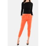 Pantalon femme ichi kate 171656 - coupe slim - taille standard - couleur orange
