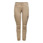 Pantalon femme - only - onlmissouri - beige - cargo - taille 40x30