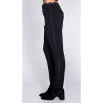 Pantalon femme - school rag - droit - noir - dentelle