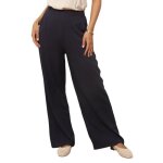 Pantalon fluide - la modeuse - coupe large - Élastiqué à la taille - longueur entrejambe 68cm - femme ... Pantalon fluide - la modeuse - coupe large - Élastiqué à la taille - longueur entrejambe 68cm - femme ...
