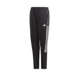 Pantalon de football pour enfant adidas tiro 21 noir respirant