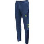 Pantalon de football hummel hmllead - bleu denim / vert - adulte