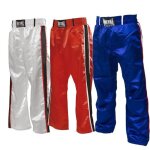 - pantalon de full contact metal boxe - 110 cm - bleu