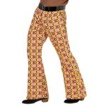 Pantalon groovy disco annes 70 homme - s / m - color - jaune - adulte - homme - widmann srl