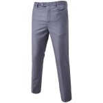 Pantalon habill� homme insfity - slim fit - taille ajustable - couleur unie gris clair