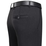 Pantalon homme business coupe droite dcontracte taille haute extensible casual - insfity - gris fonce ...
