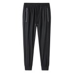 Pantalon homme grande taille t sport schage rapide bas resserrs et lastiques lger respirante taille ...