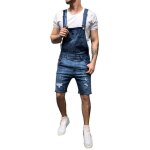 Pantalons hommes jeans d�chir�s combinaisons summer hi street distressed denim bavoir salopette jarretelles ...