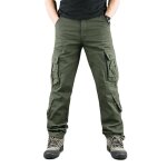 Pantalon homme - leoclotho - vert armee - baggy - sport cargo - coupe droite Pantalon homme - leoclotho - vert armee - baggy - sport cargo - coupe droite