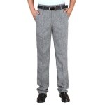 Pantalon homme en lin coupe straight sans repassage pantalon Été infroissable respirant - gris Pantalon homme en lin coupe straight sans repassage pantalon Été infroissable respirant - gris