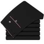 Pantalon homme slim - leoclotho - noir - tissu stretch - poches c�t�s - fermeture �clair