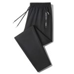 Pantalon homme stretch taille élastique avec poches zippées respirant jogging Pantalon homme stretch taille élastique avec poches zippées respirant jogging