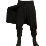 Pantalons hommes plus la taille casual - funmoon - sarouel gothique punk - noir