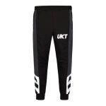 Pantalon homme unkut jail noir - empicements poches zippes et ceinture lastique