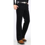 Pantalon homme en velours ctel chaud hiver doublee polaire - insfity - noir