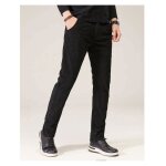 Pantalon homme velours c�tel� coupe droite casual pantalon epais taille haute couleur unie pour automne ...