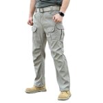 Pantalon hommedroite pantalon cargo homme avce multi pochesclassics pantalon de travail homme de surv�tement ...