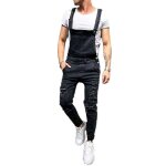 Pantalons hommmes denim carpenter salopette dcontract ample bretelles mode masculine combinaison hip ...