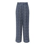 Pantalon jambes larges imprim� graphique femme only