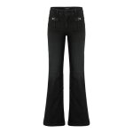 Pantalon jeans destiny flare black with pockets - salsa Pantalon jeans destiny flare black with pockets - salsa