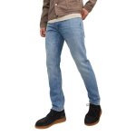 Pantalon jeans - jack & jones - mike - coupe skinny - denim clair - effet us�
