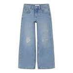 Pantalon jeans name it rose wide pour fille - name it - modle rose - coupe ample - jambe large - taille ...